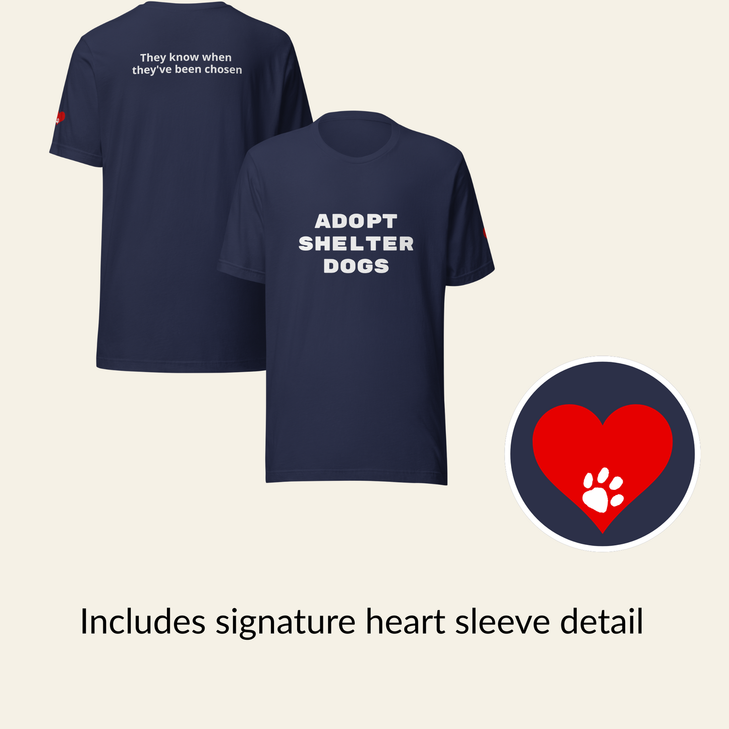 "Chosen" Shelter Dog Tee