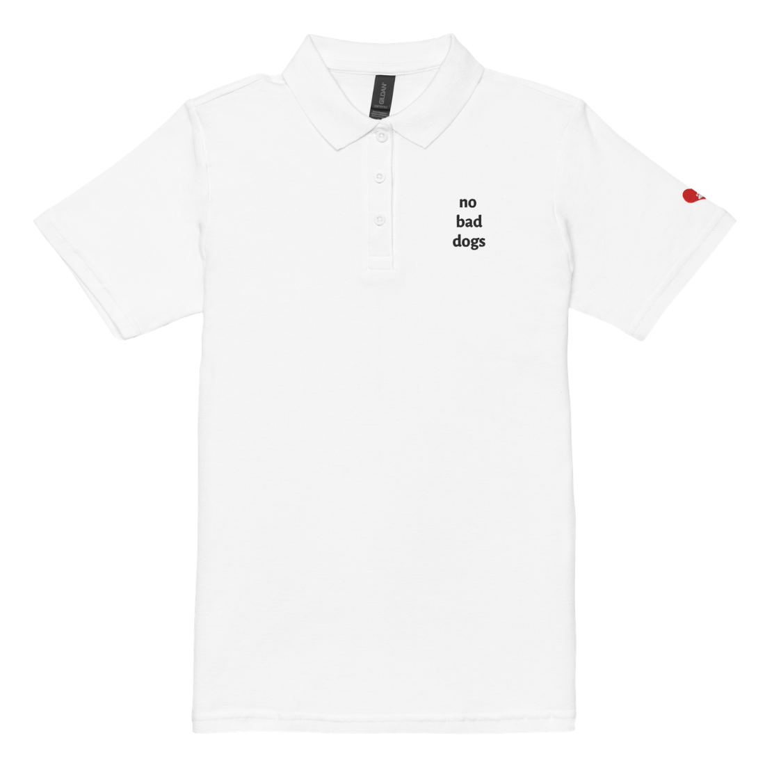 No Bad Dogs – Women's Embroidered Collar Polo