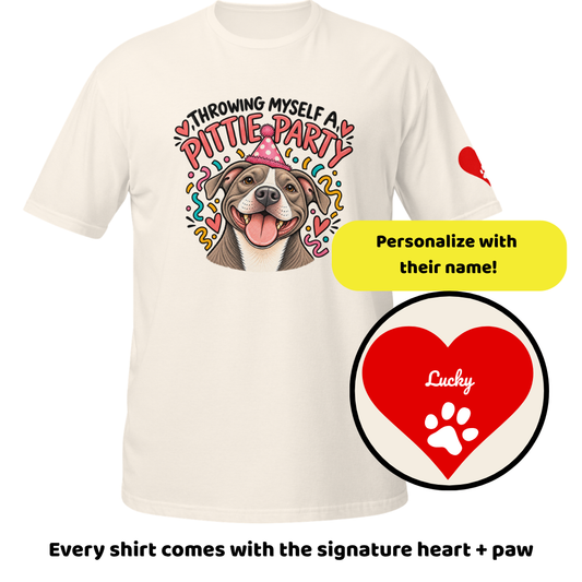 "Pittie Party" Tee - Personalized